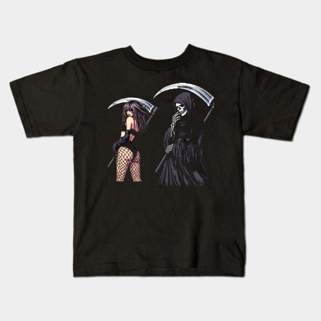 gothic style Kids T-Shirt by vaporgraphic